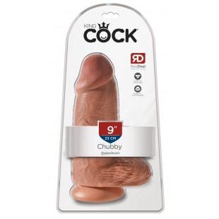 Paks dildo 23cm ihuvärv - King Cock