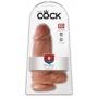 Paks dildo 23cm ihuvärv - King Cock