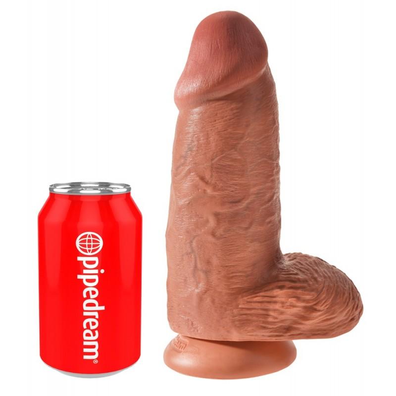 Paks dildo 23cm ihuvärv - King Cock