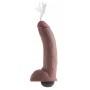 Dildo munandite ja spermamajaga 23cm pruun - king cock