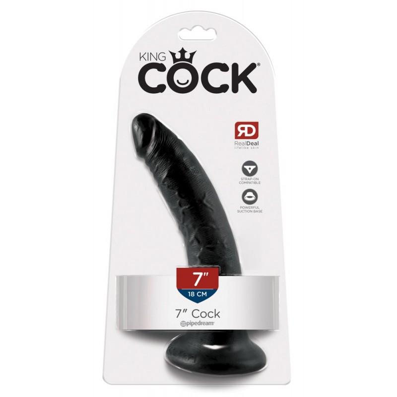 Фаллоимитатор Pipedream King Cock, 19,9 см, черный