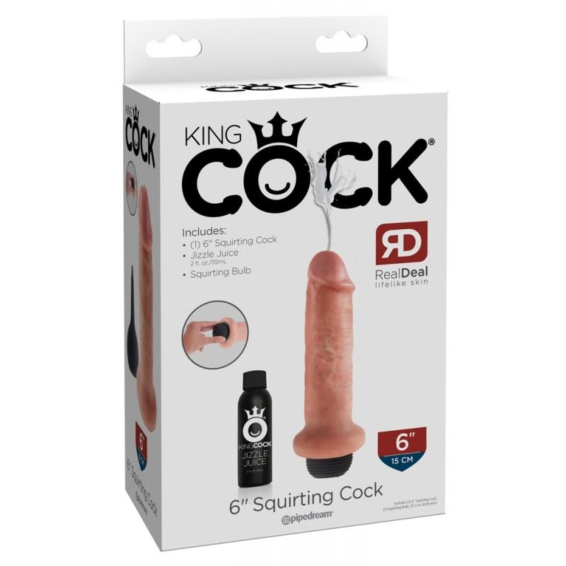 Dildo munandite ja spermamajaga 20cm - king cock