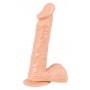 Dildo munanditega 22,5cm ihuvärvi - European Lover