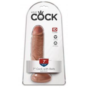 Imemiskupaga dildo 18cm - King Cock