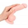 Реалистичный фаллоимитатор из силикона medical silicone dildo - 18 см.