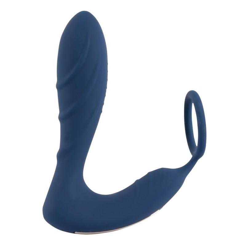 Vibrating prostate plug with c