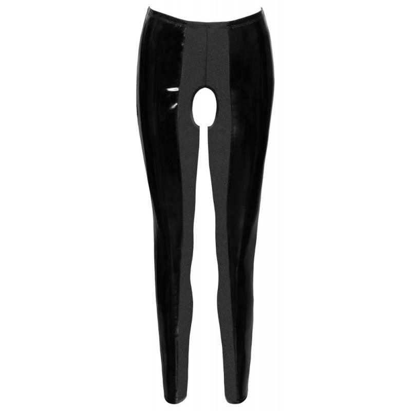 Crotchless Vinyl Leggings S