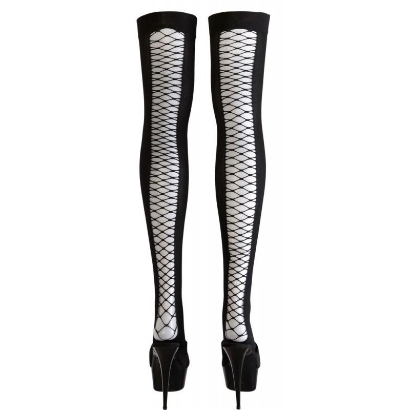 Thigh-high net stockings s/m