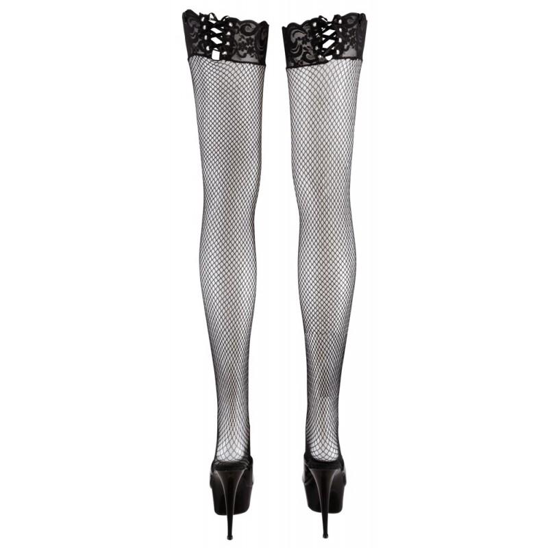 Эротические чулки колготки net stockings lace m/l