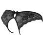 Crotchless lace slip s