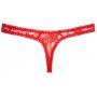 Сексуальные трусики lace g-string red l размер