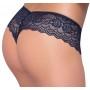 Pitsilised aluspüksid xl mustad cottelli lingerie