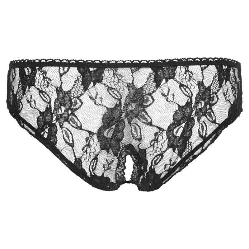 Crotchless briefs black s