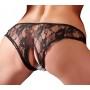 Crotchless briefs black s