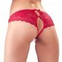 Lace panties crotchless s