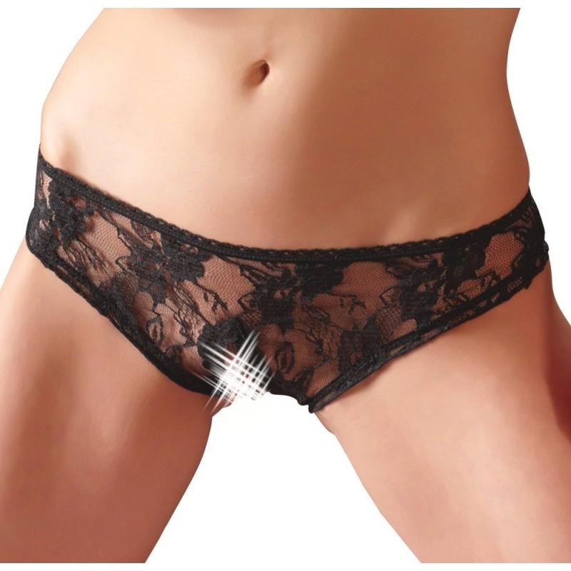 Сексуальные трусики crotchles panties black xl размер