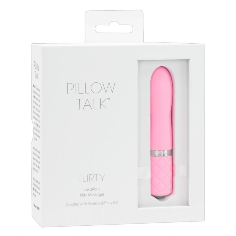 Vibro-muna roosa flirty - pillow talk