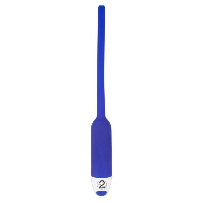 Vibrating silicone dilator hol