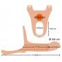 Полый силиконовый страпон на ремнях Silicone Strap-on by You2Toys Medium, телесный