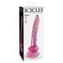 Klaasist dildo 17cm roosa - Icicles nr. 86