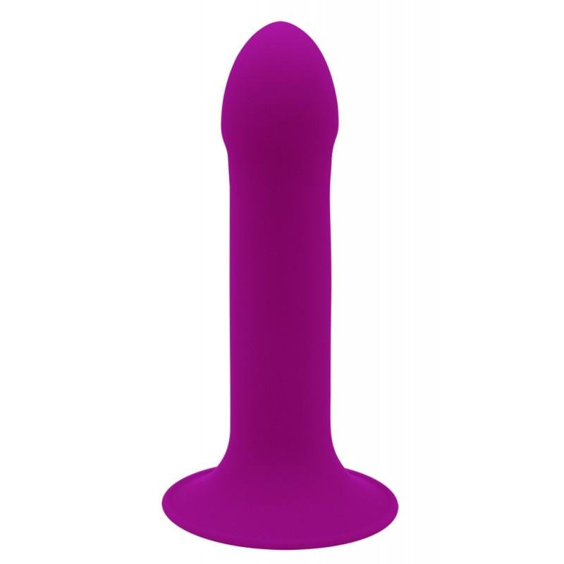 Topelt tihedusega silikoonist dildo lilla 13,5cm - Hitsens 6