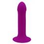 Topelt tihedusega silikoonist dildo lilla 13,5cm - Hitsens 6