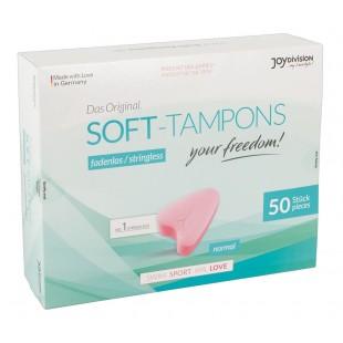 Erilised niidita tampoonid erinevateks tegevusteks 50 tk - Soft Tampons