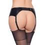 Vinyl Suspender Belt XL