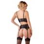 Shelf bra suspender set 80c/m