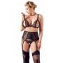 Комплекты эротического белья bra suspender set xl