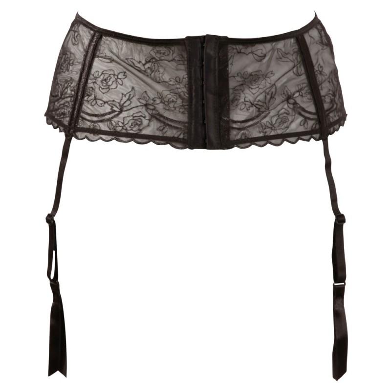 Suspender belt black m