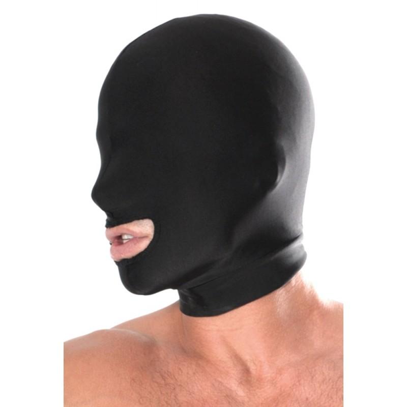 Маска с отверстием для рта Pipedream Fetish Fantasy Series Open Mouth Hood, черный