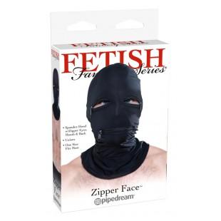 Ffs zipper face hood black