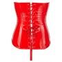 Vinyl Corset red S