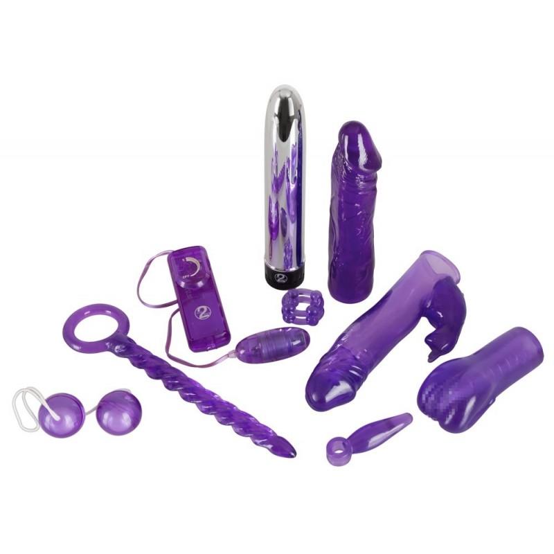 Наборы секс игрушек purple appetizer 9-piece set