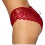 Crotchless panty red L