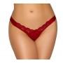 Punase paelaga stringid S/M - COTTELLI Lingerie