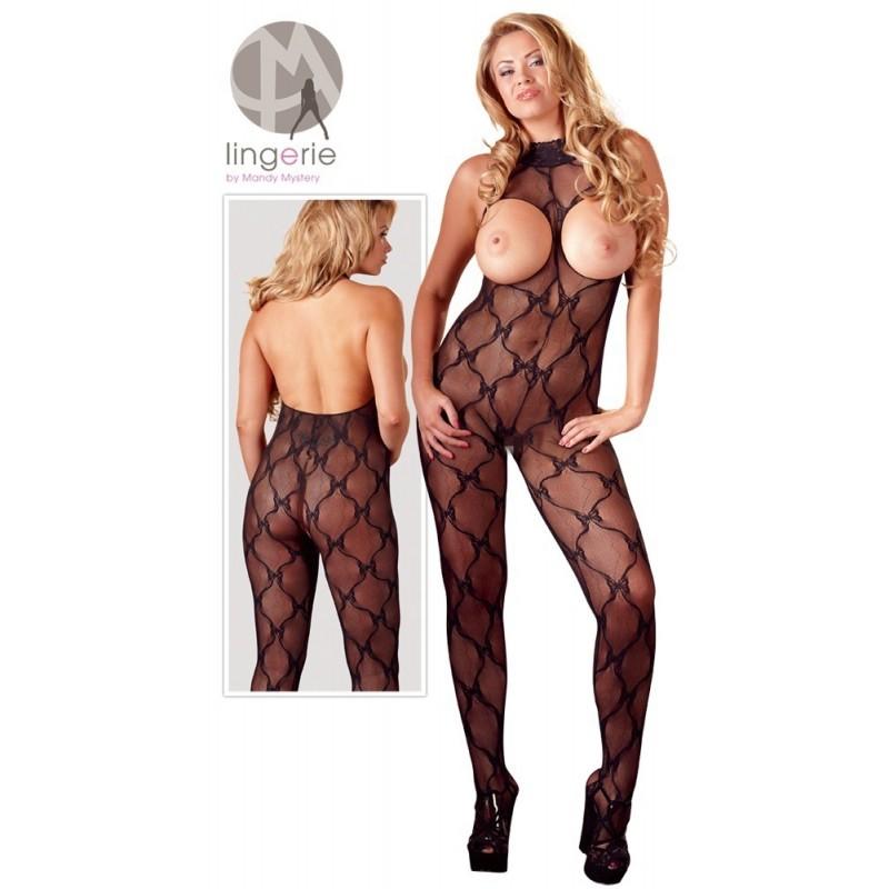 Эротическое бельё больших размеров catsuit busenfrei xl-xxl сексуальное