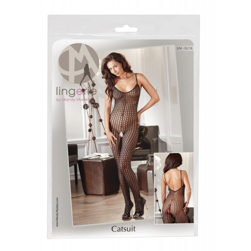 Эротическое бельё больших размеров catsuit black s/m сексуальное