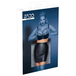 Leather mini skirt m