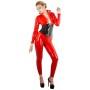 Latex catsuit red xl