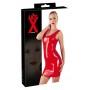 Latex dress red l