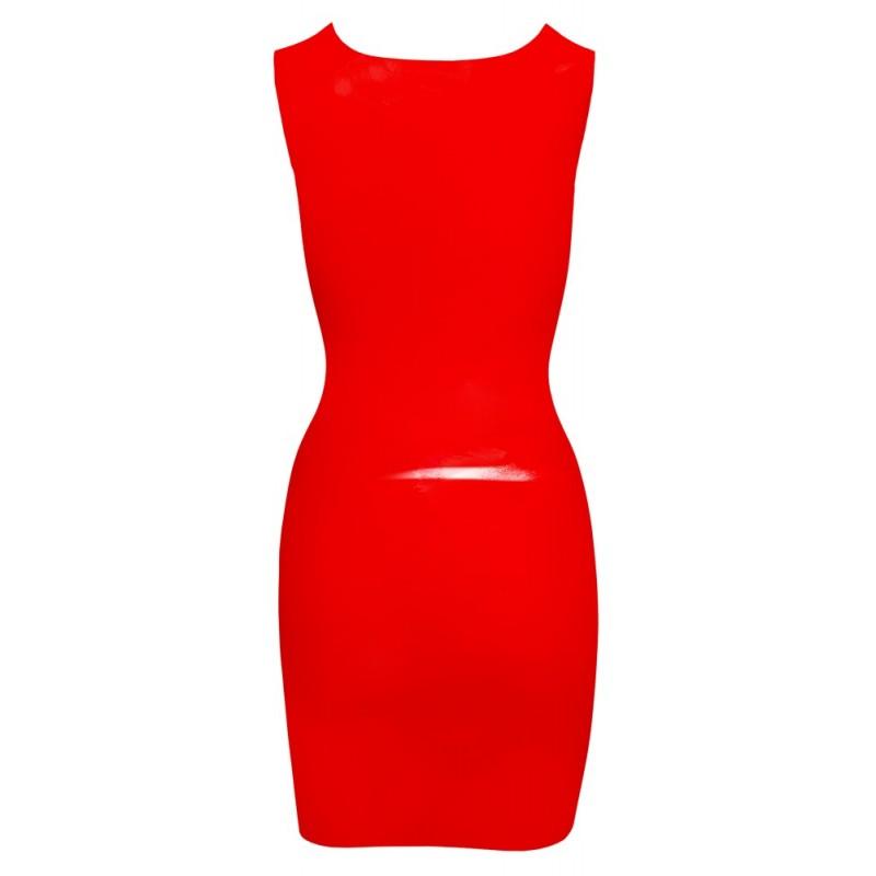 Latex dress red l