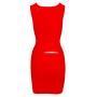 Latex dress red l