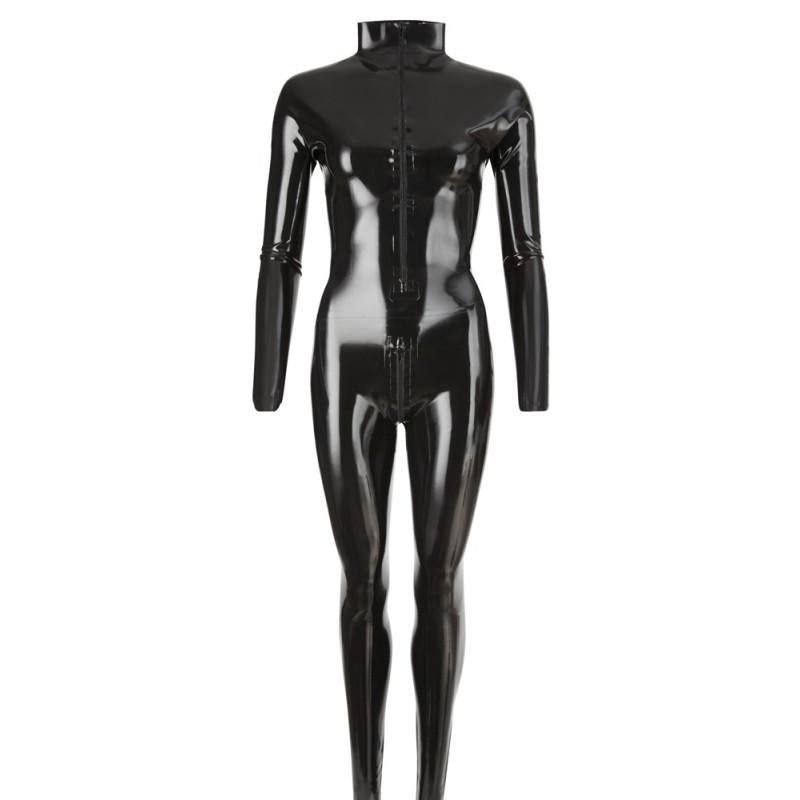 Latex catsuit black s