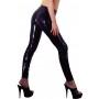 Crotchless latex leggings l