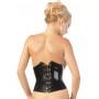 Latex waist cincher black l