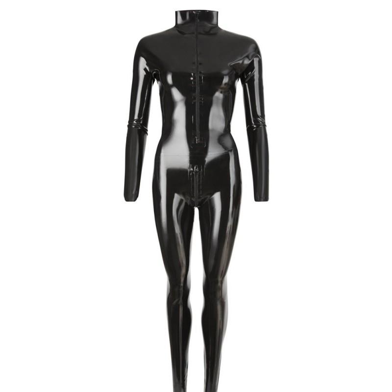 Latex catsuit black 2xl