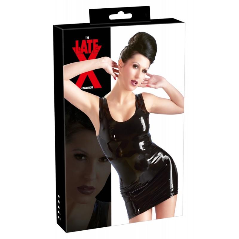 Latex mini dress xs