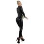 Latex catsuit black 2xl